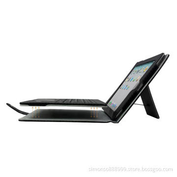 Ultral-Thin Bluetooth Keyboard with Rechargeable Solar Charger for iPad1/iPad 2